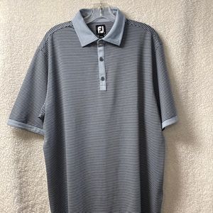 Men’s FJ - FOOTJOY Short Sleeve Polo Shirt.  Size Is Large